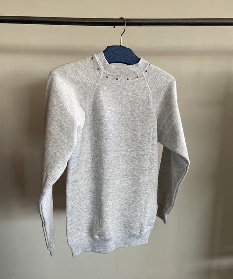 DEAD STOCK 80s Hanes sweat gray
