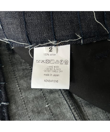 NAM "TRUMPET PANTS" (FRINGE DENIM)