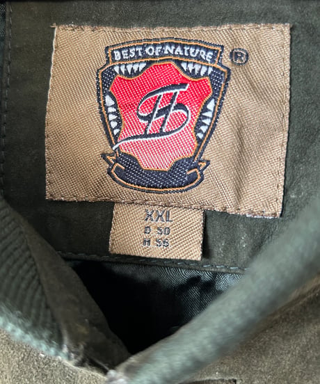 90s europe Suede Jacket