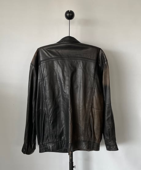 Black Fade Leather jacket