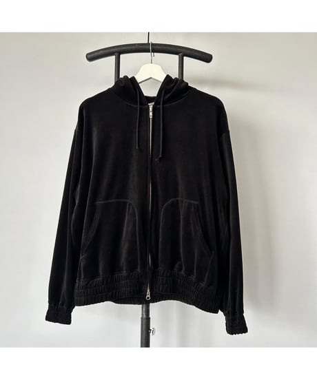 ANDER "VELOUR ZIP HOODIE"