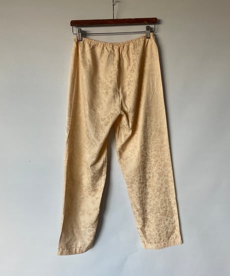 70s~80s Pajama pants (Flower pattern）