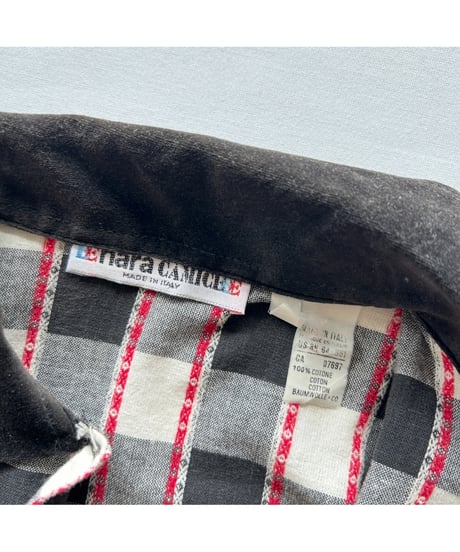 Ombre Check Shirt Jacket