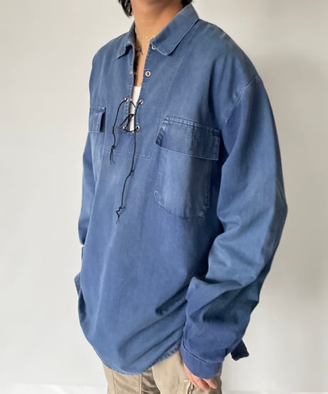 70s GEVACO Lace-up Pullover