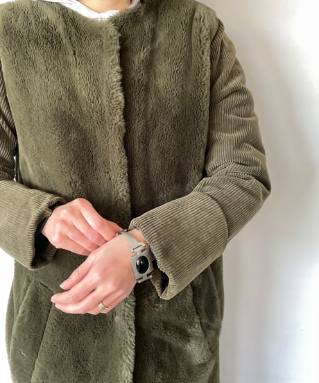 60s vintage modernist pewter bracelet with black onyx