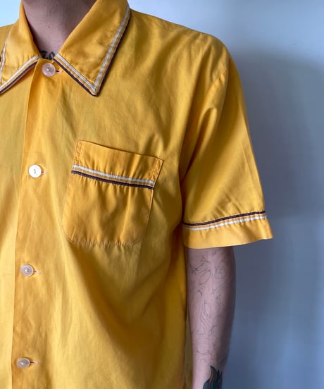 70-80s studio for man Line R/C s/s shirt 48