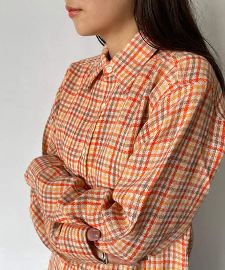 Dead Stock 70s Wool Linen Shirt