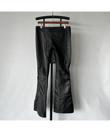 Lace up leather Pants