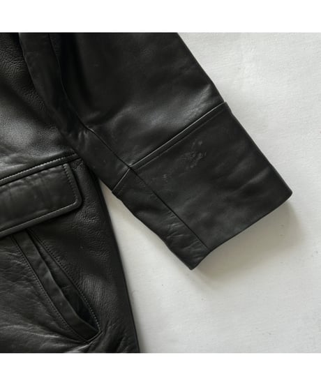 Vintage Leather Car Coat