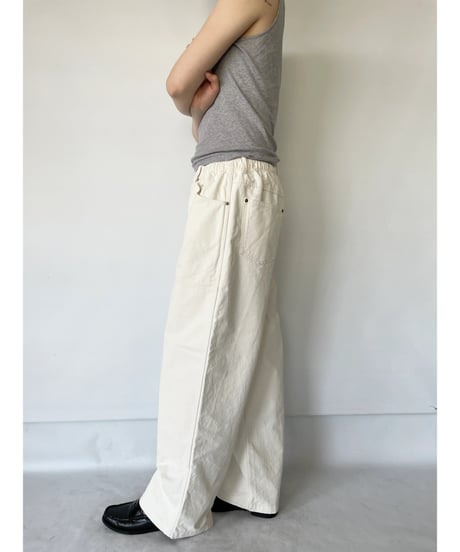 COMFORTABLE REASON Double Knee Pigment Pant