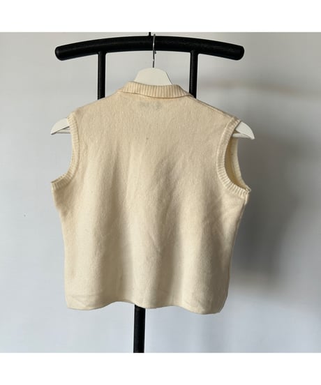 Merinowolle knit Zip Vest