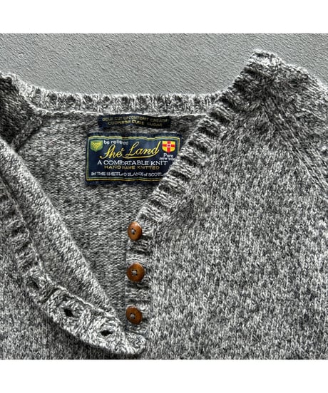 Europevintage Henley neck knit