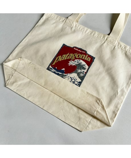 90-00s patagonia "KATSUSHIKA HOKUSAI" tote bag
