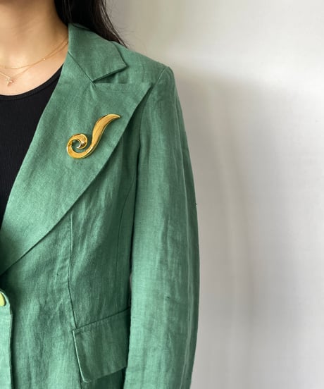 MADE IN ITALY Linen Jacket 44