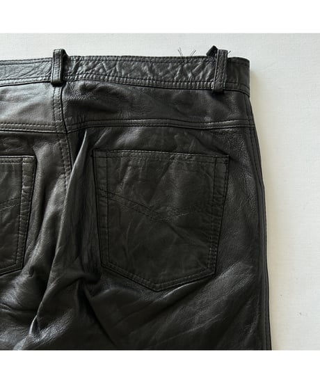 Europe vintage Leather Pants
