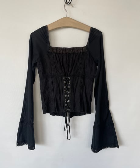 Europe corset blouse