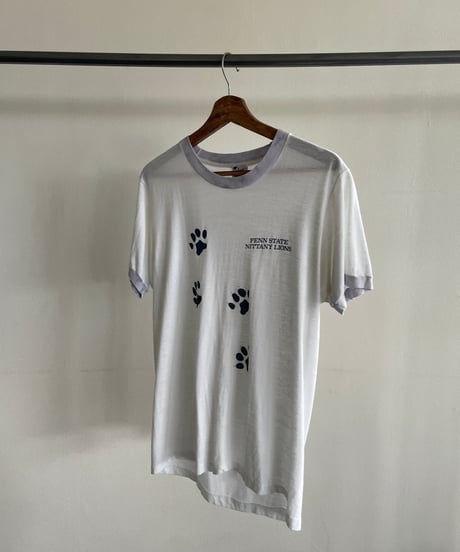 80s "PENN STATE NITTANY LIONS" RINGER Tee