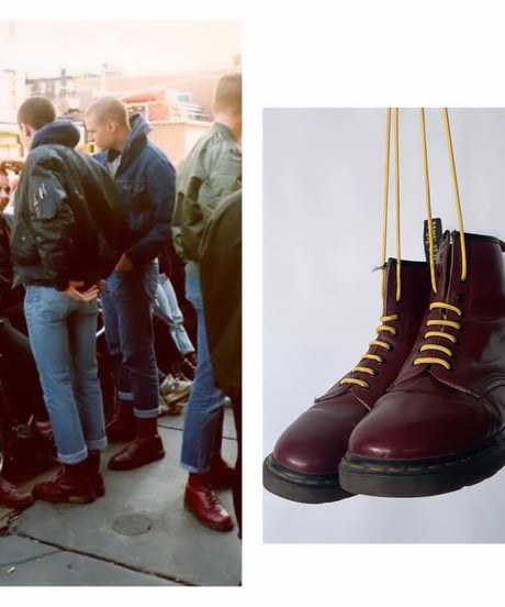 MADE IN ENGLAND Dr.Martens 8hole "cherry red"