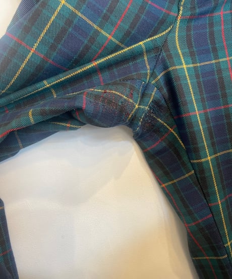 70s Levi's PANATELA plaid flare pants