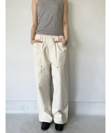 COMFORTABLE REASON Double Knee Pigment Pant