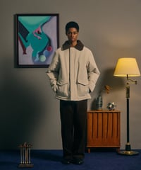 COMFORTABLE REASON "Straight Cords Slacks"