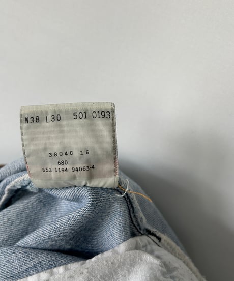 made in usa Levi's 501 38×30