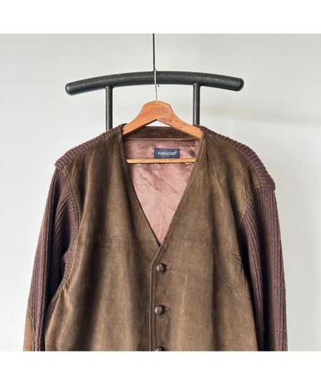 90s Switching suede cardigan