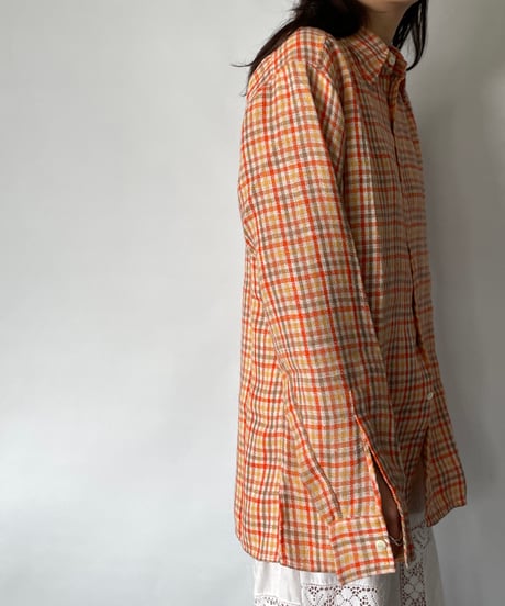 Dead Stock 70s Wool Linen Shirt