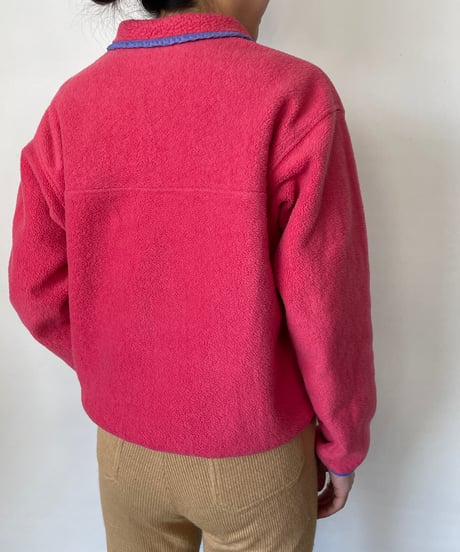 80s patagonia Synchilla Snap-T "pink"