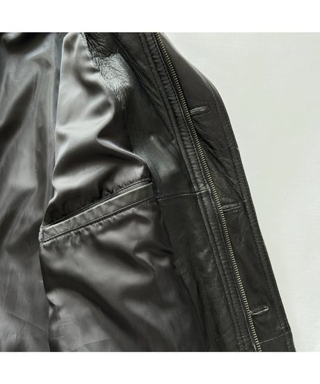 Vintage Leather Car Coat