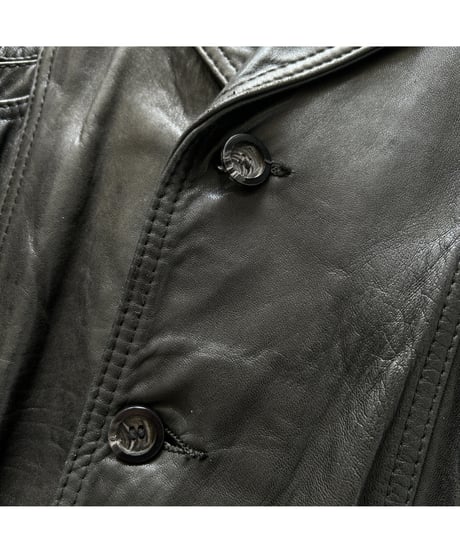 Fourman Leather Car Coat