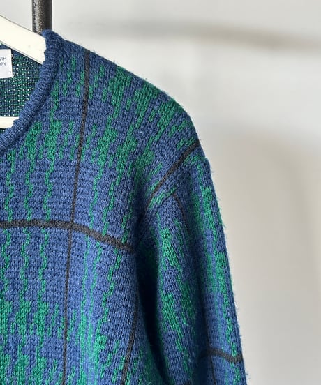 Tally Ho Green Check Cardigan