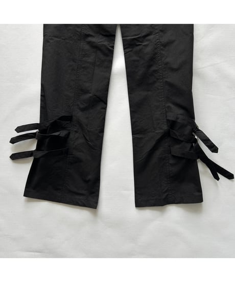 Europe Belted Hem Pants