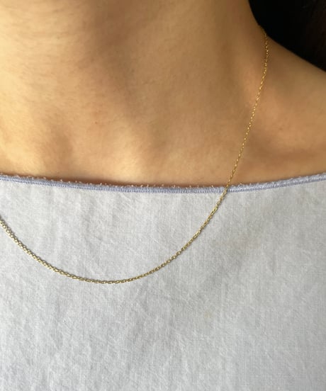 DEAD STOCK Vintage Silver925 tiny chain necklace Azuki ②