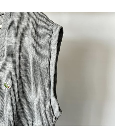 70s LACOSTE V-neck Vest