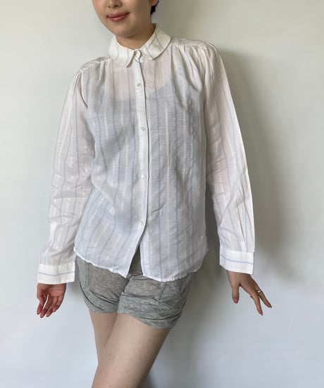 MADE IN ITALY　stripe shirt