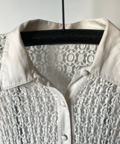 MADE IN FRANCE see-through shirt　2
