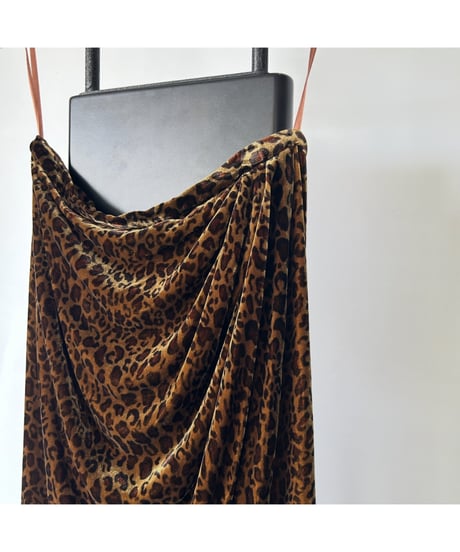Ralph Lauren leopard silk skirt