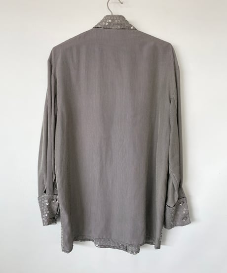 MADE IN ITALY sequins shirt