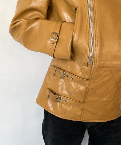 70s Camel Leather Jacket
