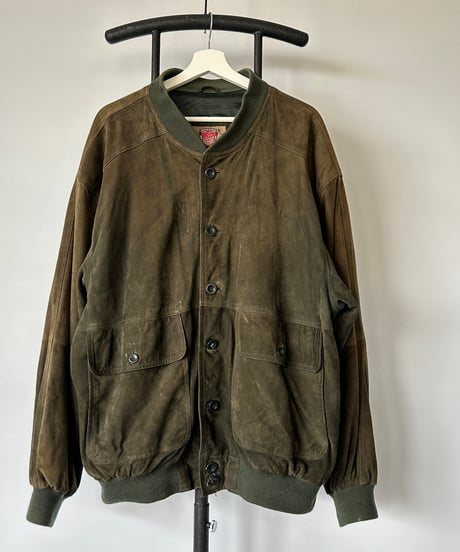 90s europe Suede Jacket
