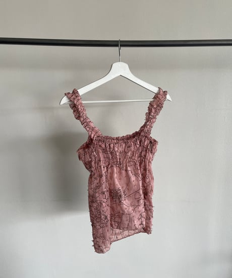 MADE IN ITALY flower camisole