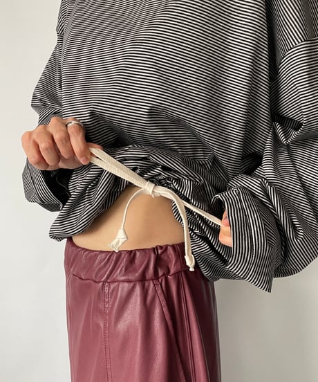 ANDER "BALLOON BASQUE TOP"