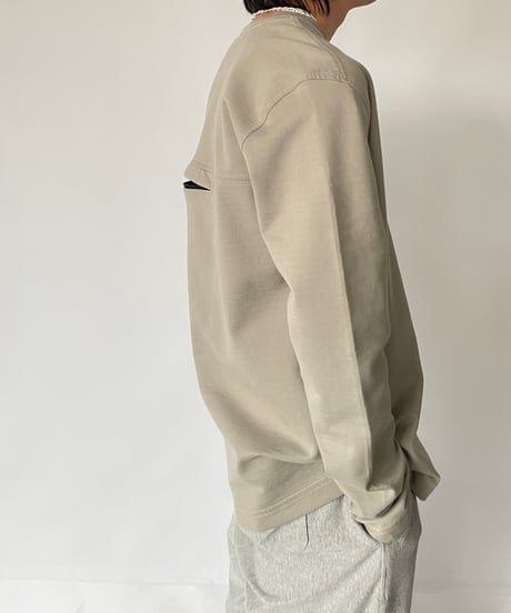 80-90s  Back Pocket V-neck Sweat