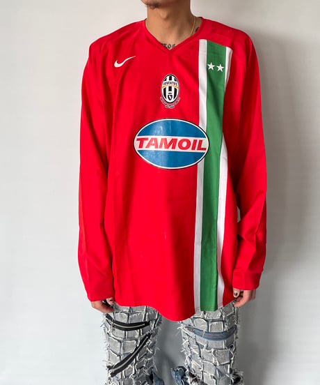 DEAD STOCK NIKE 05/07 Juventus L/S 3rd football shirt L