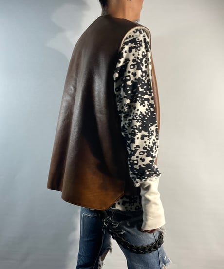 70s Euro Vintage Leather Vest