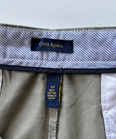 CLUB ROOM two-tuck shorts 33
