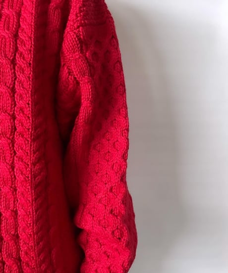 DEAD STOCK 80-90s John Molloy Fisherman Knit 42