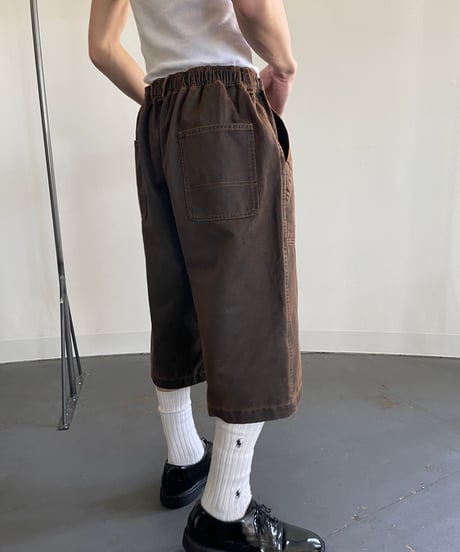 COMFORTABLE REASON "Botanical Wax Aging Shorts"