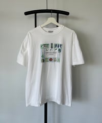 00s GREY STONE "vegetable" s/s tee L